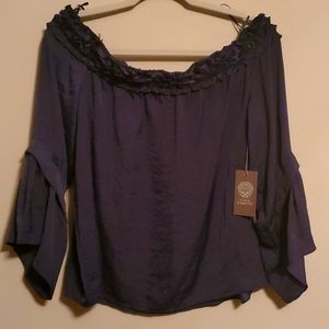 Off the shoulder long sleeve top